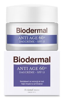Dagcreme anti age 60+ Biodermal 50ml
