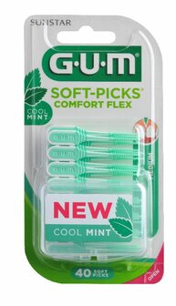 Soft-Picks comfort flex mint medium GUM 40st