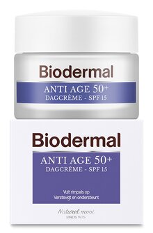 Dagcreme anti age 50+ Biodermal 50ml