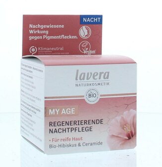 My Age nachtcreme regenerating soin de nuit FR-DE Lavera 50ml