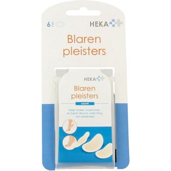 Blarenpleisters mix 6 pleisters Heka 6st