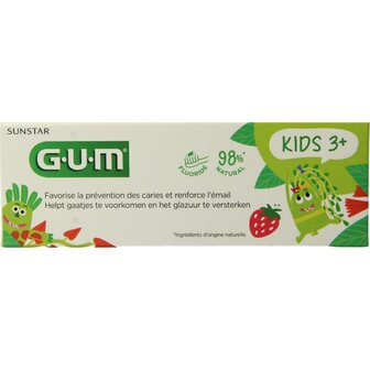 Kids tandpasta aardbei GUM 50ml