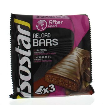 Reload sport bar 40 gram Isostar 3x40g