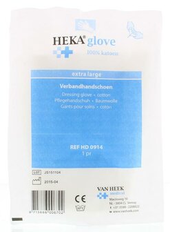 Verbandhandschoenen maat XL Heka 2st