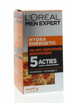 Men expert hydra energetic anti vermoeidheid creme Loreal 50ml