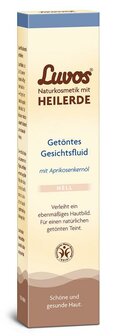 Dagcreme gekleurd licht Luvos 50ml