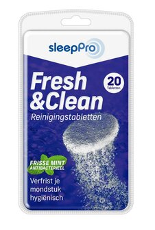 Fresh &amp; clean reinigingstabletten Sleeppro 20st