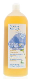 Baby badschuim &amp; shampoo bio Douce Nature 1000ml