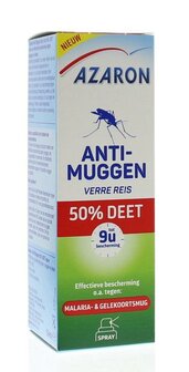 Anti muggen 50% deet spray Azaron 50ml
