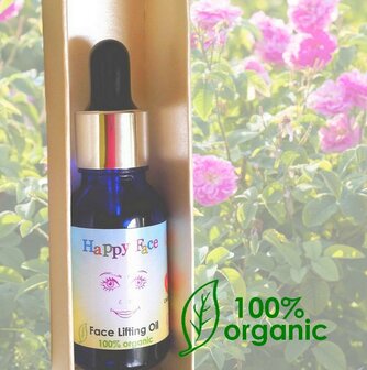 Happy face organic lift gezichtsolie Sol Cosmeceutic 15ml