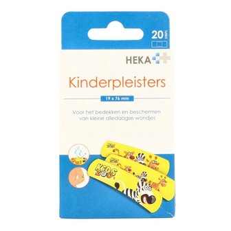 Kinderpleister 19 x 76mm Heka 20st