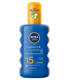 Sun protect &amp; hydrate zonnespray SPF15 Nivea 200ml