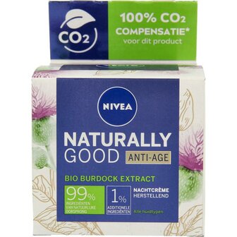 Naturally good nachtcreme anti age Nivea 50ml