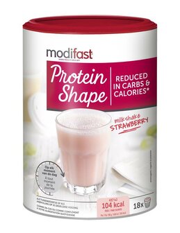 Protein shape milkshake aardbei Modifast 540g