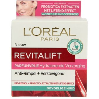 Revitalift dagcreme parfumvrij Loreal 50ml