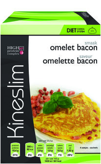 Omeletten bacon Kineslim 4st