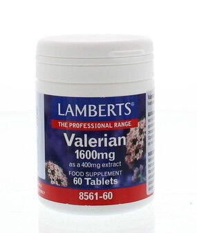 Valeriaan 1600mg Lamberts 60tb