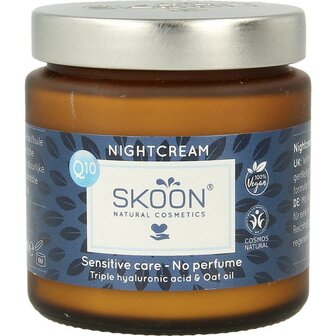 Nachtcreme sensitive skin Skoon 90ml