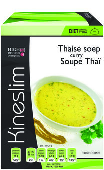 Soep thaise curry Kineslim 4st