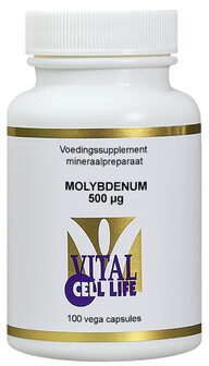 Molybdenum 500 mcg Vital Cell Life 100ca
