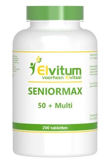 Seniormax 50+ multi Elvitaal/elvitum 200st