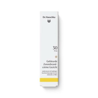 Gekleurde zonnebrandcreme gezicht spf30 Hauschka 40ml