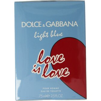 Light blue love is love men eau de toilette Dolce &amp; Gabbana 75ml