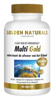 Multi gold Golden Naturals 180tb