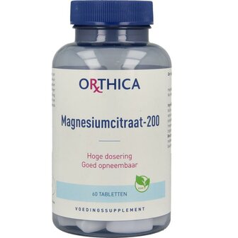 Magnesium citraat 200 Orthica 60tb