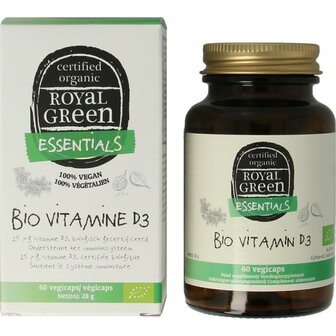 Vitamine D3 bio Royal Green 60vc