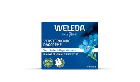 Blauwe gentiaan &amp; edelweiss versterkende dagcreme Weleda 40ml