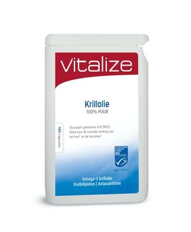 Krillolie 100% puur Vitalize 180ca