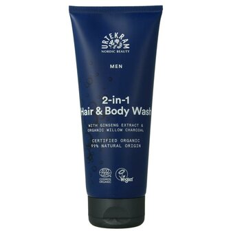Men haar en body wash Urtekram 200ml