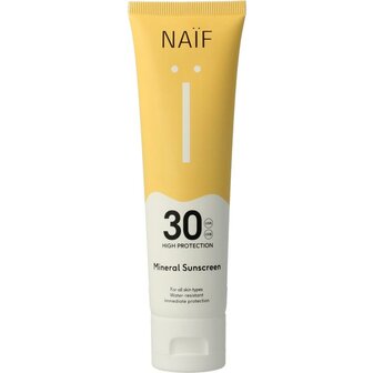 Zon creme SPF30 Naif 100ml