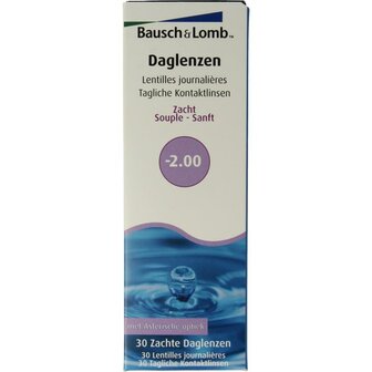 Daglenzen -2.00 Bausch &amp; Lomb 30st