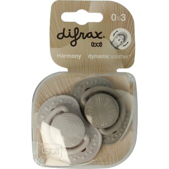 Difrax fopsp 0-3 mnd harm grey Difrax 2st