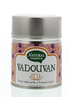 Vaduovan blikje natural spices bio Nat Temptation 50g