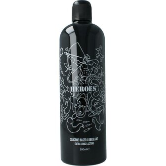Glijmiddel siliconen Heroes 500ml